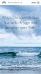 Mobile Screenshot of mayacreativegroup.com